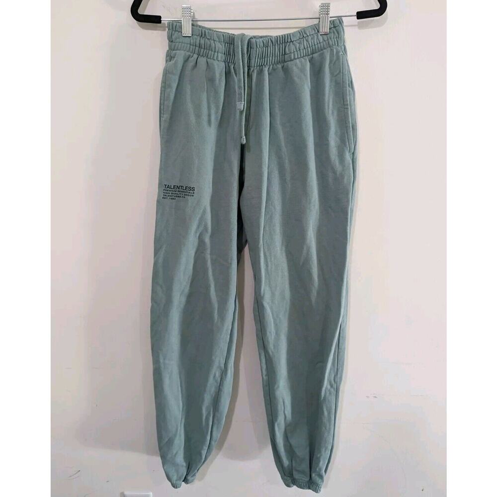 Talentless Elements Jogger Sweatpants Women Size Small 100% Organic Cotton